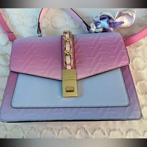 Aldo Pink and Lavender Crossbody Bag
